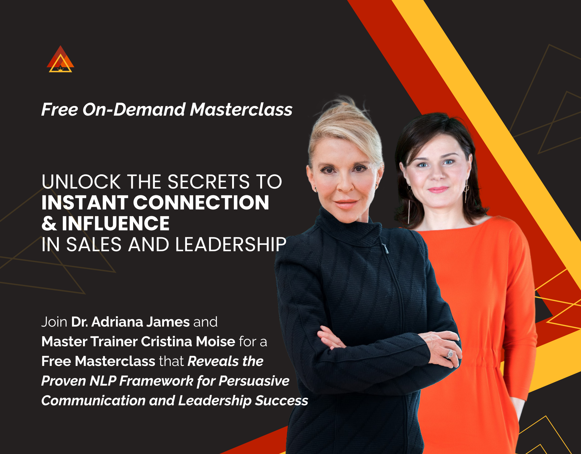 Free Masterclass Dr Adriana James and Cristina Moise