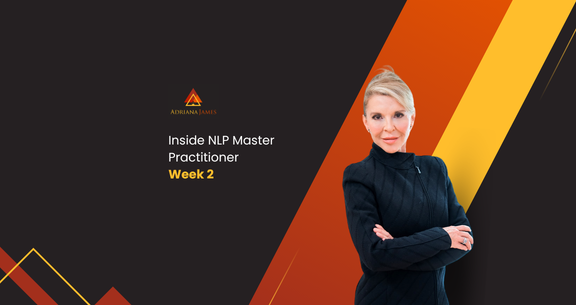 Dr Adriana James teaching NLP Master Practitioner Week 2 live online with students learning advanced coaching and Time Line Therapy® techniques