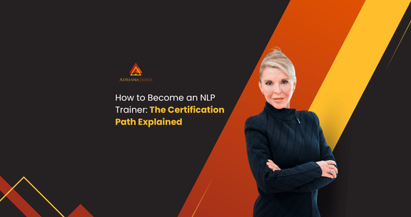 Professional stepping up to present as part of the NLP trainer certification path